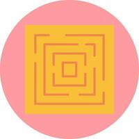 Labyrinth-Vektor-Symbol vektor