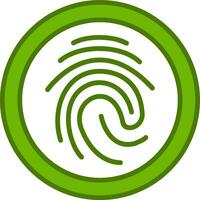biometrisk vektor ikon
