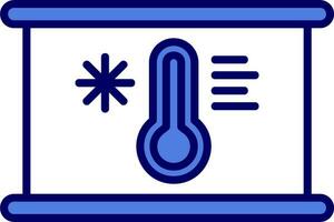 Thermometer-Vektor-Symbol vektor