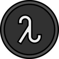 lambda vektor ikon