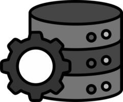 betriebsbereit Datenbank Vektor Symbol