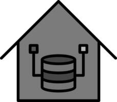 Data-Warehouse-Vektorsymbol vektor