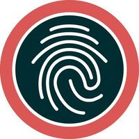 biometrisch Vektor Symbol