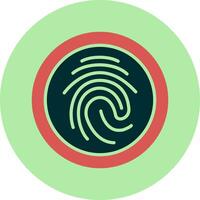 biometrisch Vektor Symbol