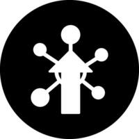 neural Netzwerk Vektor Symbol