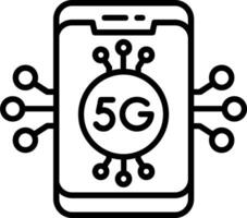 5g-Vektorsymbol vektor