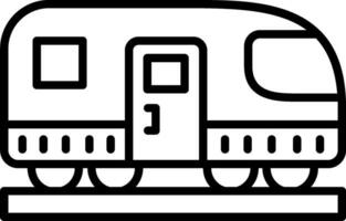 kula tåg vektor ikon