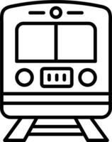 tåg vektor ikon