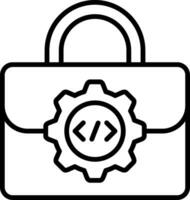 Büro Tasche Vektor Symbol