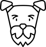 airedale Terrier Vektor Symbol