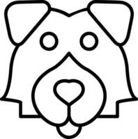 Shetland Schäferhund Vektor Symbol