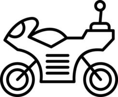 Motorrad-Vektor-Symbol vektor