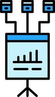 data modellering vektor ikon