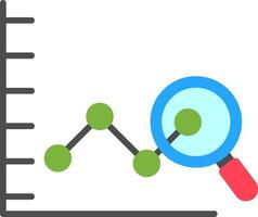 vorausschauend Analyse Vektor Symbol