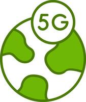 5g-Vektorsymbol vektor