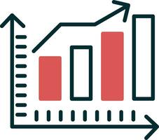 Statistik-Vektorsymbol vektor