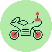 Motorrad-Vektor-Symbol vektor