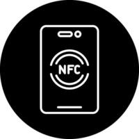 nfc vektor ikon