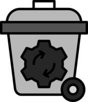 återvinningsbar vektor ikon