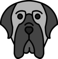 Englisch Dogge Vektor Symbol