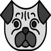 Mops Vektor Symbol