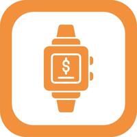 Smartwatch Zahlung Vektor Symbol