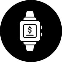 Smartwatch Zahlung Vektor Symbol