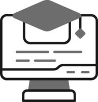 E-Learning-Vektorsymbol vektor