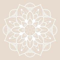 Mandala-Muster-Design mit Hand gezeichnet vektor