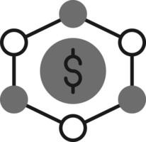 Blockchain-Vektorsymbol vektor