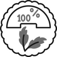 100 Prozent Vektor Symbol