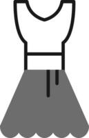 Kleid-Vektor-Symbol vektor