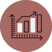 Statistik-Vektorsymbol vektor