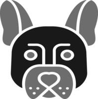 Französisch Bulldogge Vektor Symbol