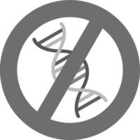 nicht gmo Vektor Symbol