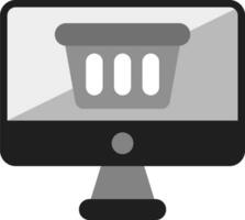 Online-Shopping-Vektor-Symbol vektor