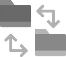 fil delning vektor ikon