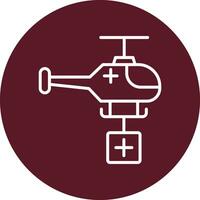 Hubschrauber-Vektor-Symbol vektor