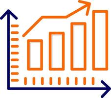 Statistik-Vektorsymbol vektor