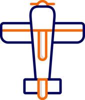 Flugzeug-Vektor-Symbol vektor