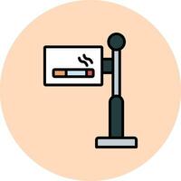 Rauchen Bereich Vektor Symbol