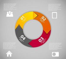 infographic affärsmall vektorillustration vektor