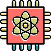 Quantum Computing Vektor Symbol