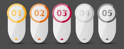 Infografik-Geschäftsschablonen-Vektorillustration vektor