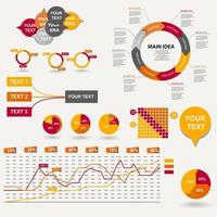 Infografik-Geschäftsschablonen-Vektorillustration vektor