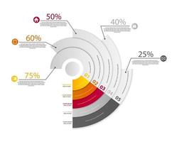 infographic affärsmall vektorillustration vektor