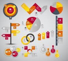 Infografik-Geschäftsschablonen-Vektorillustration vektor