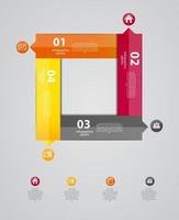 Infografik-Geschäftsschablonen-Vektorillustration vektor