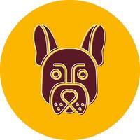 Französisch Bulldogge Vektor Symbol