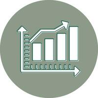 Statistik-Vektorsymbol vektor